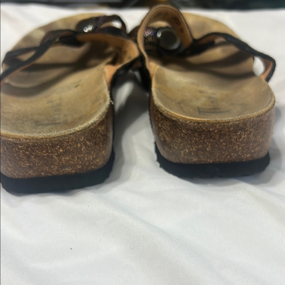 Women's Black and Brown Sandals Think! - Picture 3 of 5